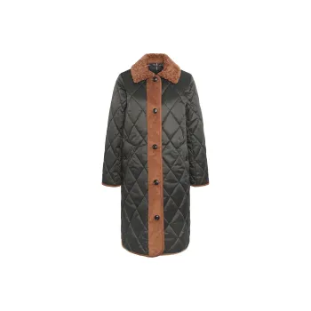 BARBOUR Mulgrave Quilted Jacket Jackets Coats Women's Dark Green