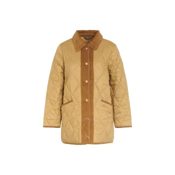 BARBOUR Highcliffe Quilted Jacket Jackets Coats Women's Brown