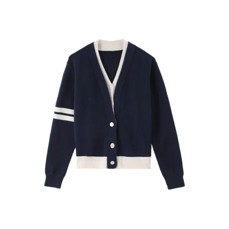 IHIMI Knitwear Women's Navy Blue-0
