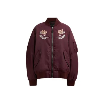 COACH SS24 Jackets Coats Women's Burgundy