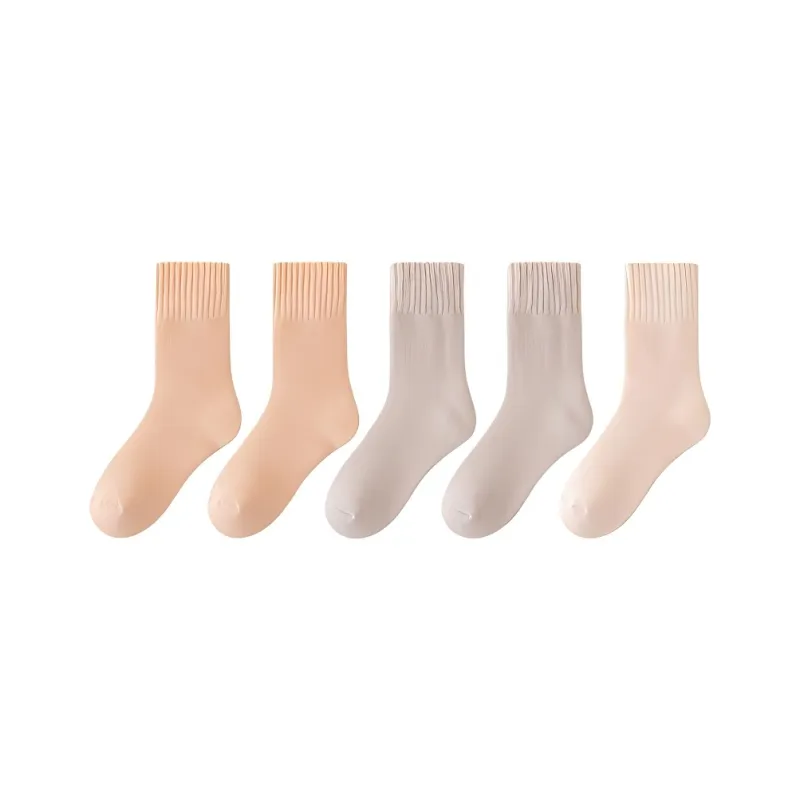 H YXIANG Mid Calf Socks Women's Combo Set-30