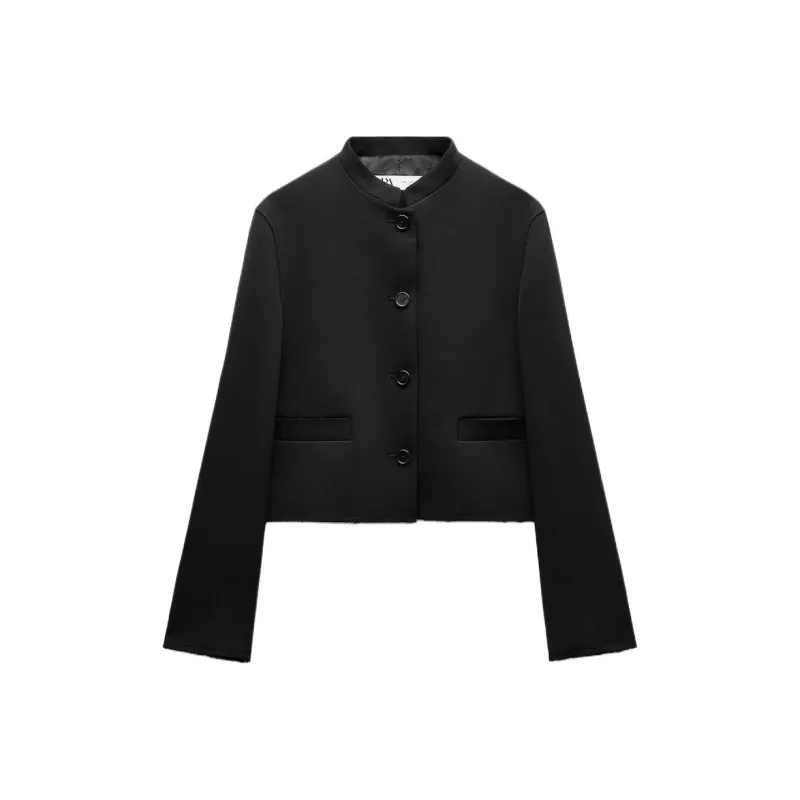 ZARA ZW Series Jackets & Coats Women's Black-0