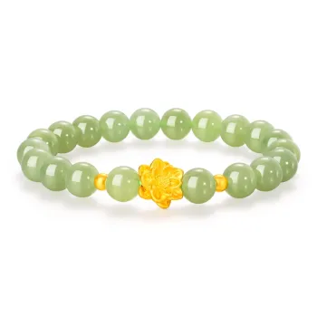 JINLIUFUJIXIANG Bracelets Green Jade Women's