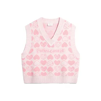 LiNing x LEAGUE OF LEGENDS Knitwear Women's Light Pink All Over Print