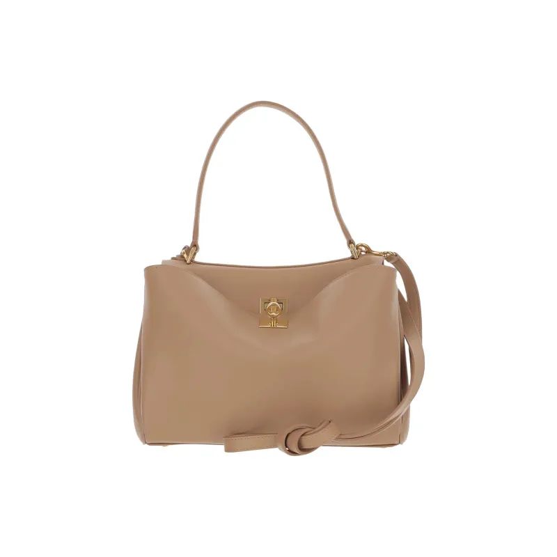 Balenciaga Rodeo Cow Leather Shoulder Bag, Crossbody Bag, Handbag Trumpets Women's Beige-1