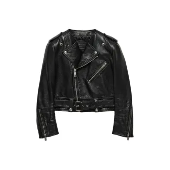 PRADA Leather Biker Jacket