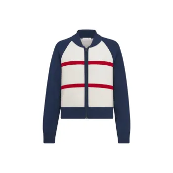 DIOR Dioralps Jackets Coats Women's Blue White