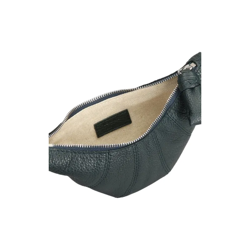 Lemaire Leather Coin Purse Unisex Green-2