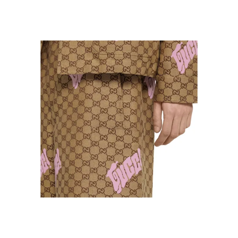 GUCCI FW25 Casual Shorts Men's Dark Brown-4