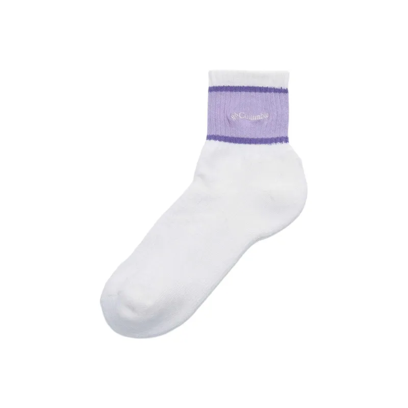 Columbia Public River Medupines Ankle Socks Unisex 1 Pack White Purple-0