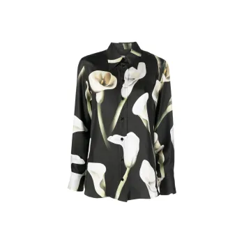 Lanvin Floral Printed Shirt 'Loden'