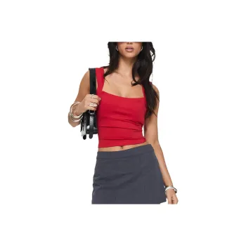 PRINCESS POLLY IMELDA TOP Camisole Women's Red/Red