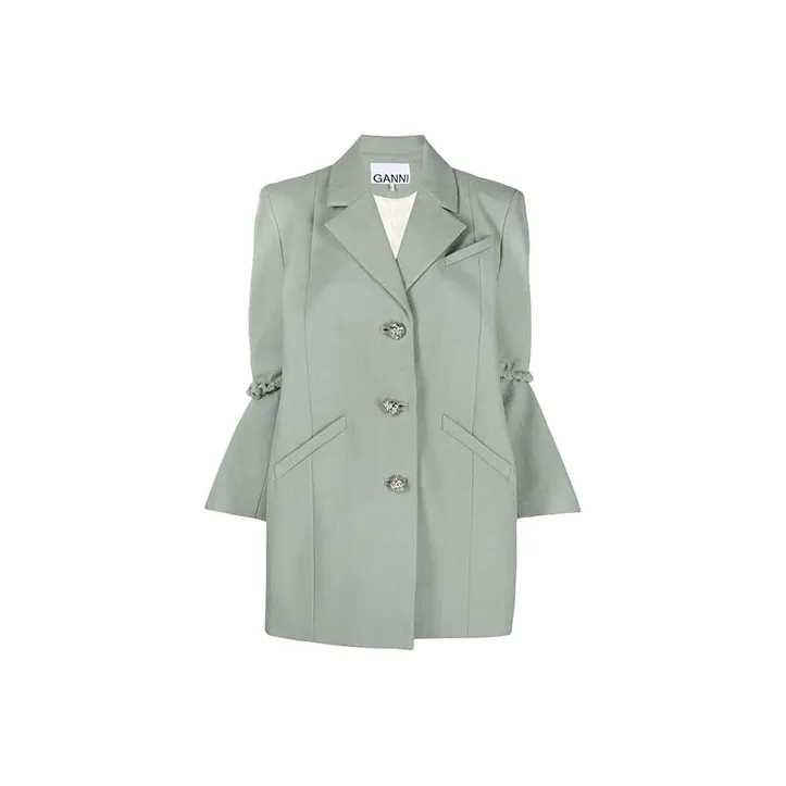 GANNI Jackets Women's Green-0