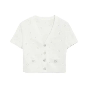 Bebe Knitwear Women's Raw White