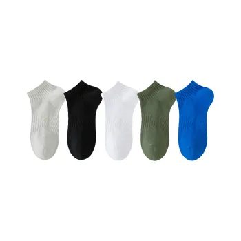 Cotton Gene Ankle Socks Men's 5 Pack