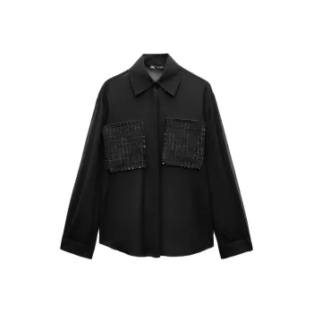 ZARA Shirts Women's Black