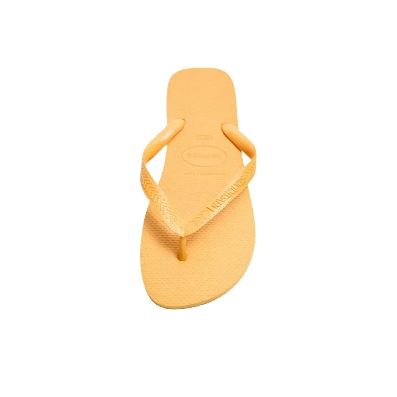 Havaianas x ZARA Rubber Sole Abrasion Resistant Flip Flops Men's Yellow-2