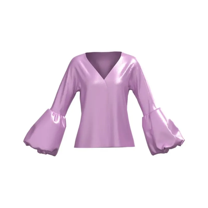SENSE BY MEI Shirts Women's Lilac Purple-0