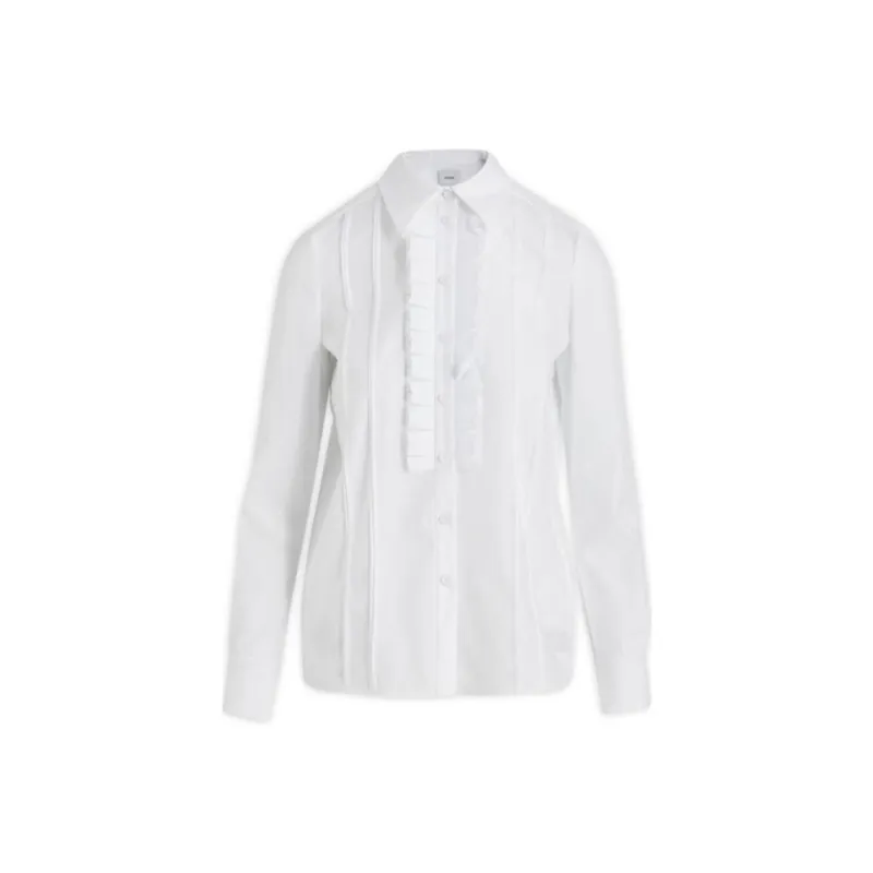 Erdem Ruffle-detail Long-sleeve Shirt-0
