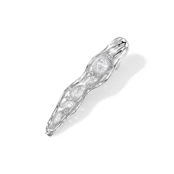 DODOGOGO Alloy, Synthetic Cubic Zirconia Hair Clips Women's