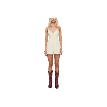 PRINCESS POLLY PYPER ROMPER Bodysuits Women's CREAM/Cream