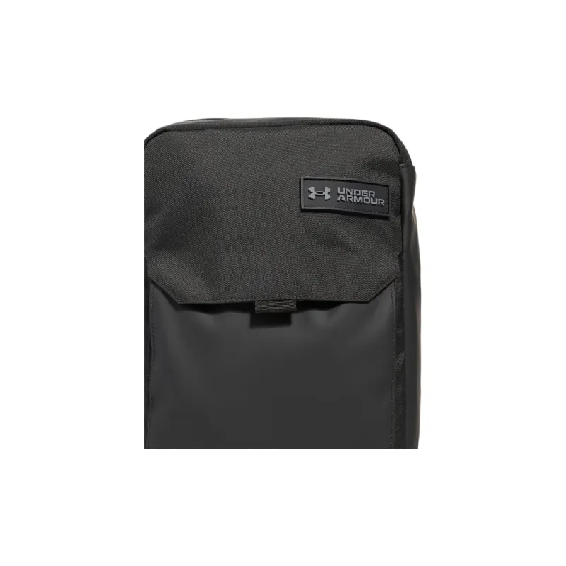 Under Armour Polyester One Shoulder Crossbody Bag, Sling Bag Unisex Black-3