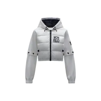 Moncler Padded Hoodie Puffer Jacket 'White'