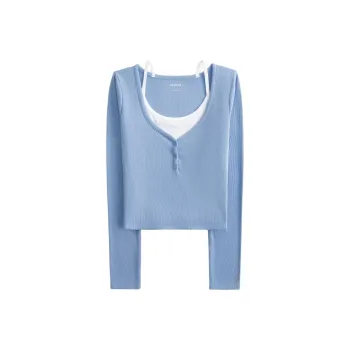 Hollister T Shirts Women's Blue