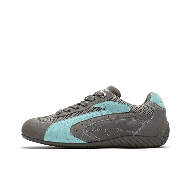 SENGUOGUO Cushioning, Slip Resistant, And Abrasion Resistant Low Top Casual Shoes Unisex Gray Blue-0