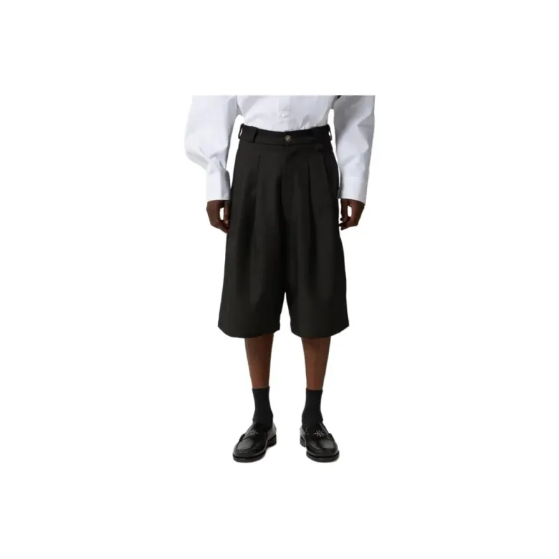 Willy Chavarria Casual Shorts Men's Black-0
