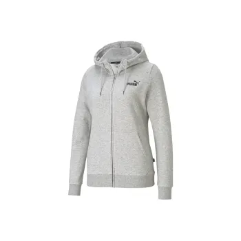 PUMA Sudadera Con Capucha Con Cierre Completo Essentials Para Mujer
