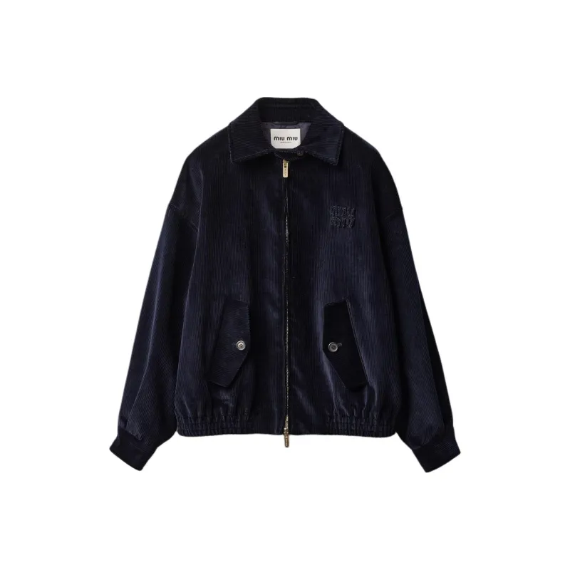 MIU MIU Jacket Women's Marine Blue-0