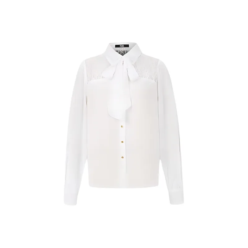 KARL LAGERFELD FW24 Shirt Women's White-0