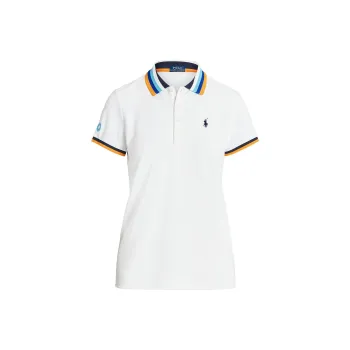 Polo Ralph Lauren Australia Tennis Open Commemoration Capsule Collection SS24 Polo Shirt Women's White