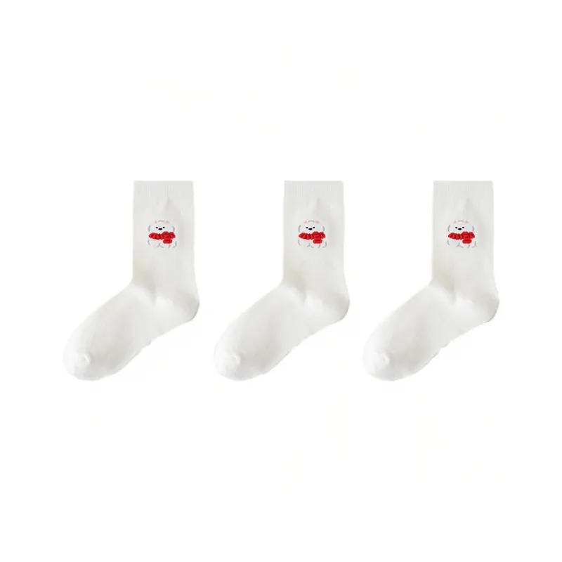 H YXIANG Mid Calf Socks Women's Combo Set-4