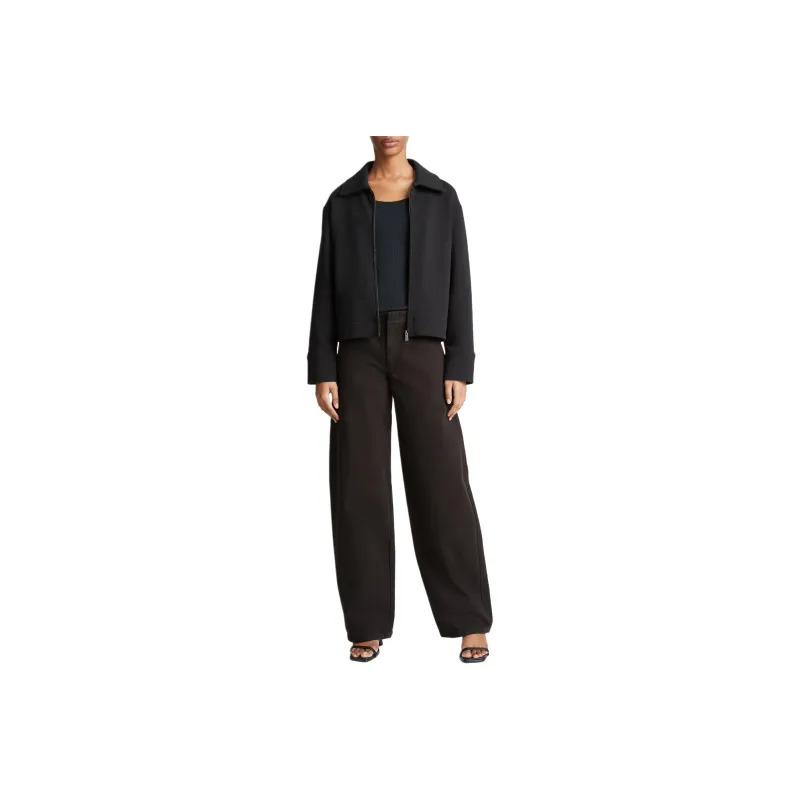 VINCE Collared Cotton-blend Jacket-0
