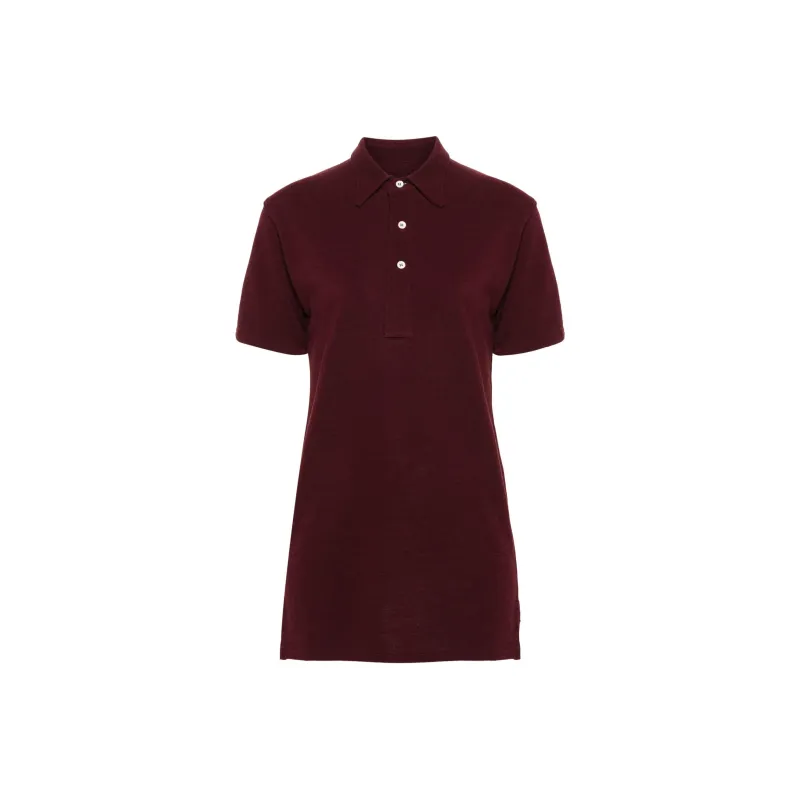 Maison Margiela Polo Shirt Women's Bordeaux Red-0