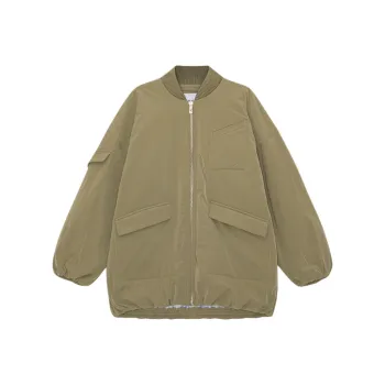 GANNI Oversized Multiple pocket Bomber Jacket