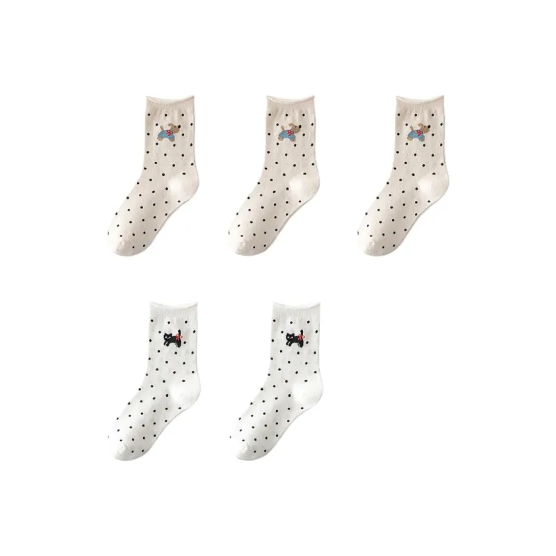 H YXIANG Mid Calf Socks Women's Combo Set-28