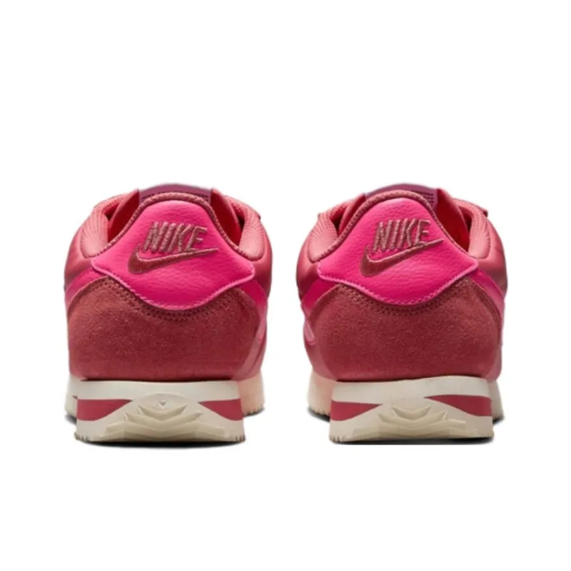 Nike Cortez Textile Adobe Alabaster Safety Orange Hyper Pink Women's-3