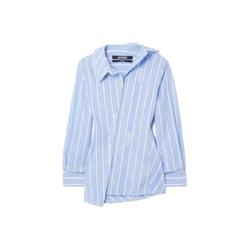Jacquemus Pablo Striped Asymmetric Hem Shirt