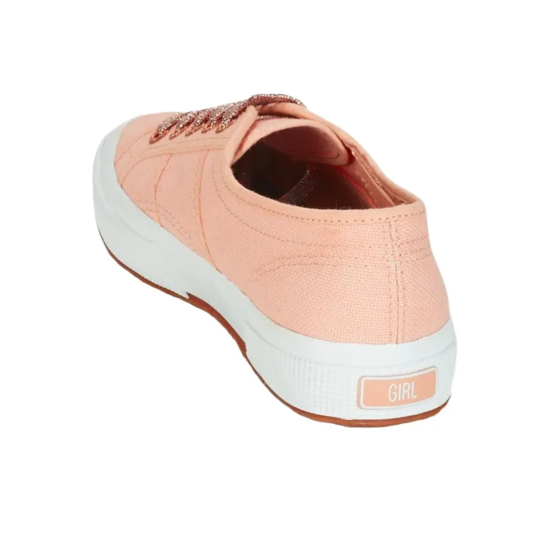 SUPERGA Abrasion Resistant Low Top Canvas Shoes Women's Peach-4