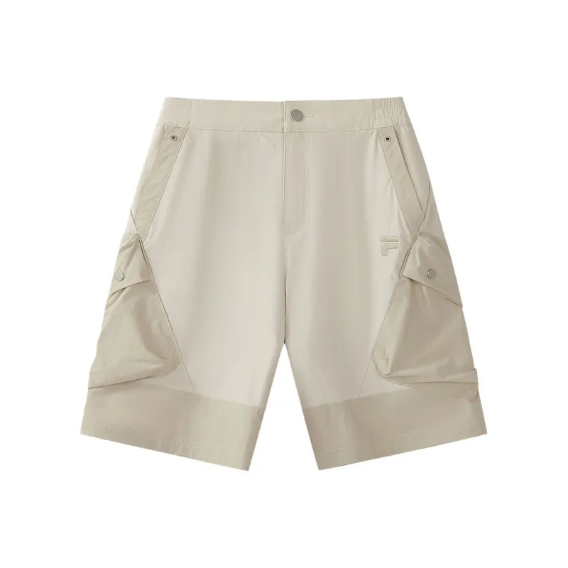 FILA FUSION WORKWEARFILA FUSION X Casual Shorts Men's Wheat Beige Khaki-0