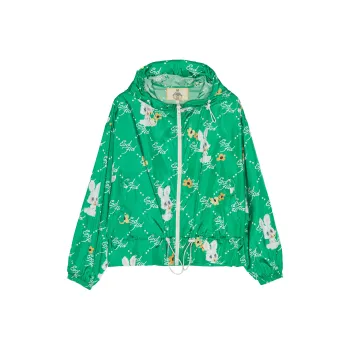 Ed Hardy Loose Fit Jacket Women's Light Verdant Green