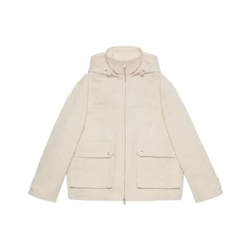 gucci kids Gg Pattern Hooded Jacket