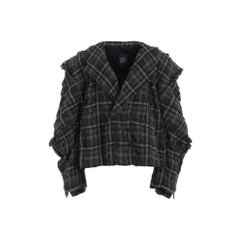 Yohji Yamamoto Checked Double breasted Blazer