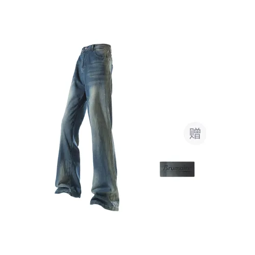 BRUMAIRE Jeans Unisex Nostalgic Blue Includes Brooch