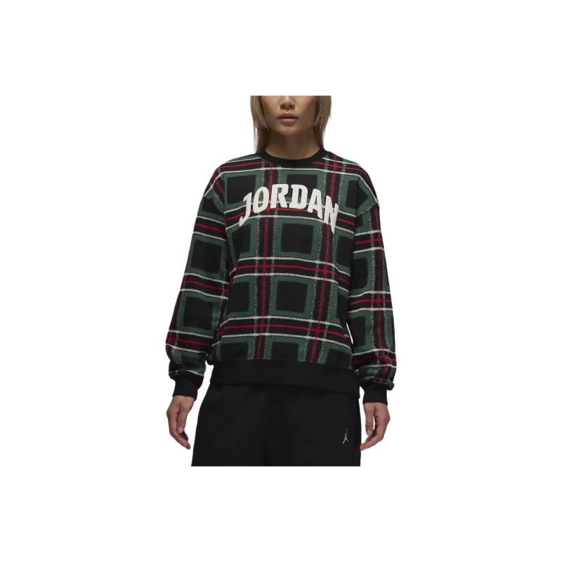JORDAN Brooklyn Fleece Women's Graphic Crew Neck Sweatshirt-0