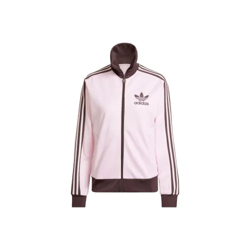 Adidas Originals BECKENBAUER TRACK Beckenbauer Track Top Jackets Coats Women's Clear Pink