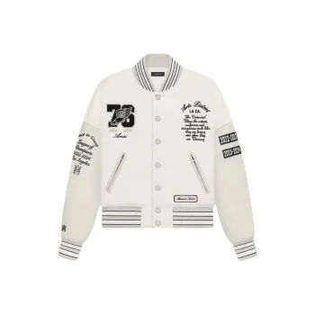 AMIRI Eagle Varsity Jacket Jackets & Coats Women's White